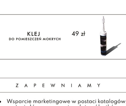 Klej do pomieszczeń mokrych Lamelio