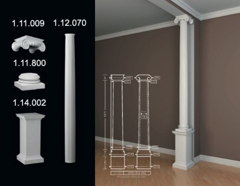 Kolumna 1.11.009 9,1x23,4x18,7cm Europlast