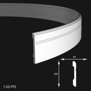 Listwa przypodłogowa 1.53.103 200cm Europlast
