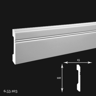 Listwa przypodłogowa 6.53.103 200cm Europlast