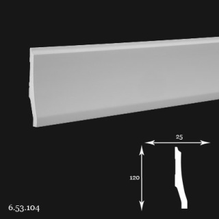 Listwa przypodłogowa 6.53.104 200cm Europlast