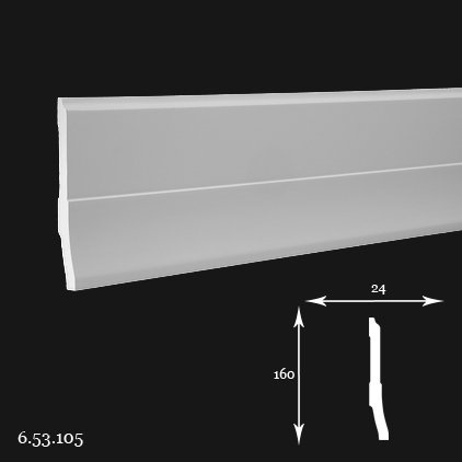 Listwa przypodłogowa 6.53.105 16x2,4x200cm Europlast