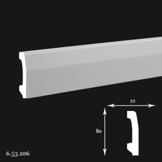 Listwa przypodłogowa 6.53.106 200cm Europlast