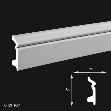 Listwa przypodłogowa 6.53.107 200cm Europlast