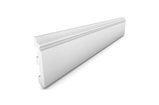 Listwa przypodłogowa JLP-02B biała 7,9x1,3x200cm Joka