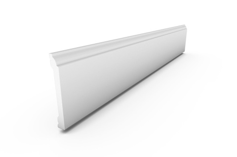 Listwa przypodłogowa JLP-03BM biała do malowania 8x1,1x200cm Joka