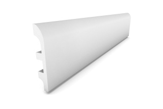 Listwa przypodłogowa JLP-04B biała 9,8x1,8x200cm Joka