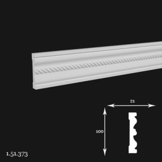 Listwa ścienna 1.51.373 10x2,1x200cm Europlast