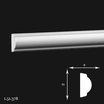 Listwa ścienna 1.51.378 2,1x0,9x200cm Europlast