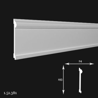 Listwa ścienna 1.51.381 19,3x2,4x200cm Europlast
