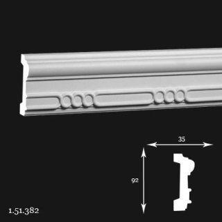 Listwa ścienna 1.51.382 9,2x3,5x200cm Europlast