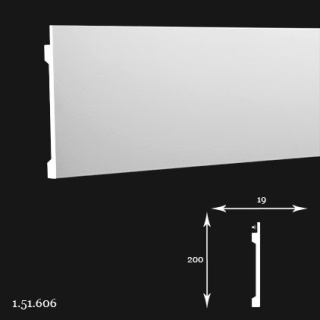 Listwa ścienna 1.51.606 20x1,9x200cm Europlast