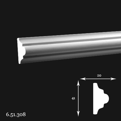 Listwa ścienna 6.51.308 4,1x2x200cm Europlast