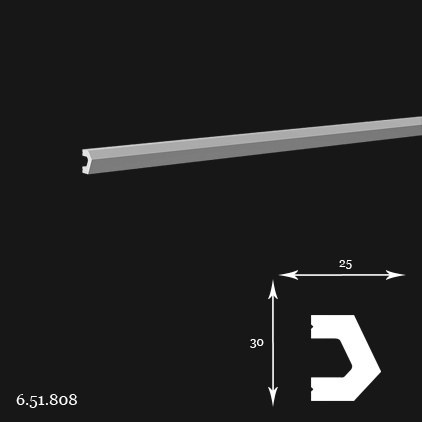 Listwa ścienna 6.51.808 3x2,5x200cm Europlast