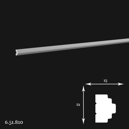 Listwa ścienna 6.51.810 2,1x1,5x200cm Europlast