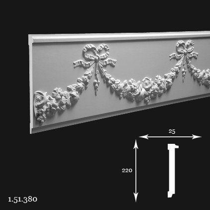 Listwa ścienna elastyczna 1.51.380F 22x2,5x200cm Europlast