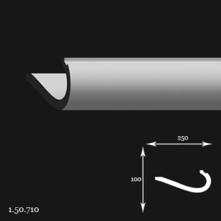 Listwa sufitowa 1.50.710 10x25x200cm Europlast