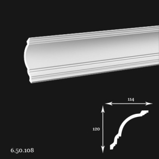 Listwa sufitowa 6.50.108 12x11,4x200cm Europlast