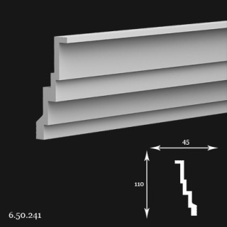 Listwa sufitowa 6.50.241 11x4,5x200cm Europlast