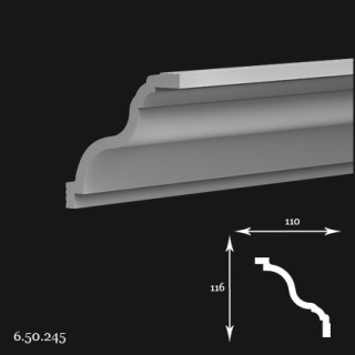 Listwa sufitowa 6.50.245 11,6x11x200cm Europlast