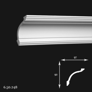 Listwa sufitowa 6.50.248 9,2x9,7x200cm Europlast