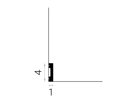 Listwa wielofunkcyjna MD011 13,5x4x200cm Mardom
