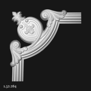 Narożnik dekoracyjny 1.52.284 25,6x25,6x2,6cm Europlast