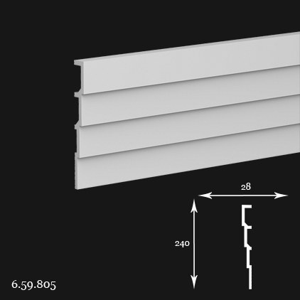 Panel dekoracyjny 6.59.805 2,8x24x200cm Europlast