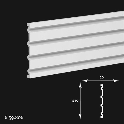 Panel dekoracyjny 6.59.806 2x24x200cm Europlast