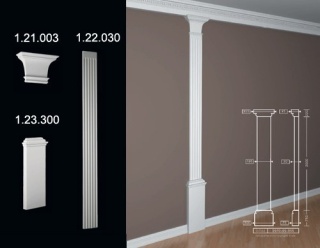 Pilaster 1.21.003 22x35,5x9,5cm Europlast