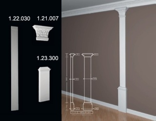 Pilaster 1.21.007 22x34,5x9,5cm Europlast