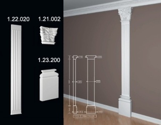 Pilaster 1.22.020 200x27x4cm Europlast