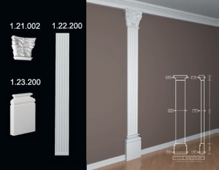 Pilaster 1.22.200 230x26,6x3cm Europlast