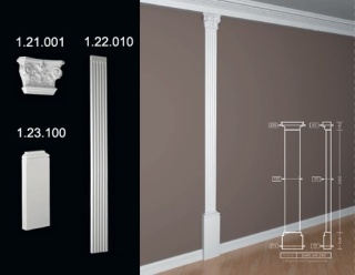 Pilaster 1.23.100 54x21,4x5,5cm Europlast