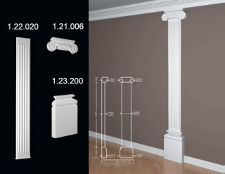 Pilaster 1.23.200 54x38x8,5cm Europlast