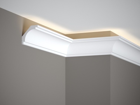 Listwa sufitowa gładka MD145 6x6x200cm Mardom
