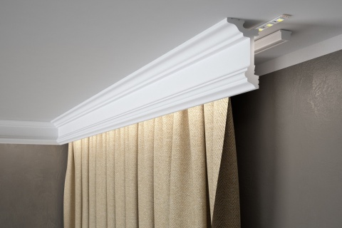 Listwa sufitowa/karniszowa MD137 9,6x5,5x200cm Mardom