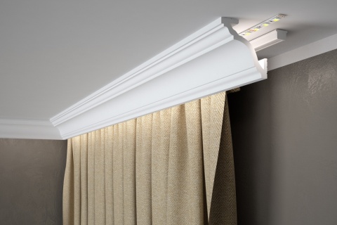 Listwa sufitowa/karniszowa MD213 8,1x8,1x200cm Mardom