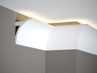 Listwa sufitowa/karniszowa QL011 12,3x9,5x200cm Mardom