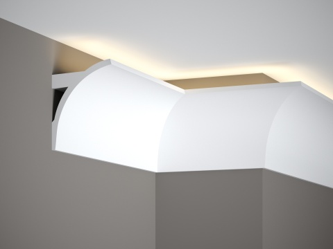 Listwa sufitowa/karniszowa QL011 12,3x9,5x200cm Mardom