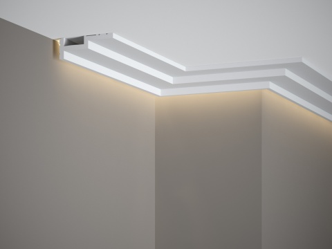 Listwa sufitowa/karniszowa QL024 8,5x3x200cm Mardom
