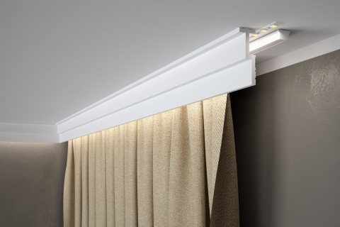 Listwa sufitowa/karniszowa QL024 8,5x3x200cm Mardom