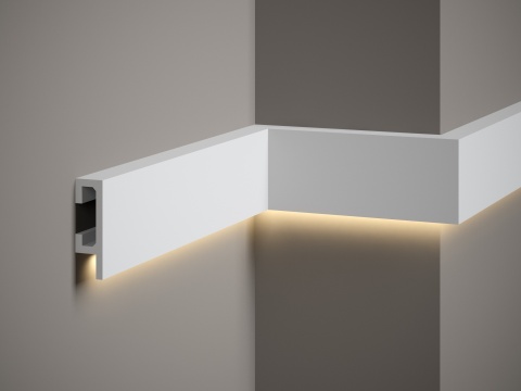 Listwa wielofunkcyjna QL019 8x2,5x200cm Mardom