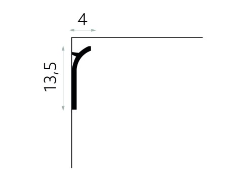Listwa wielofunkcyjna QS011 13,5x4x200cm Mardom